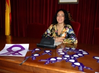 Ana González Abelleira presentou a programación para a conmemoración do Día Internacional contra a Violencia de Xénero