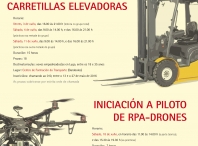 Cursos de carretillas elevadoras e piloto de drones, as novas iniciativas do Concello para os máis mozos