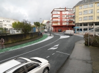 Lara Méndez presenta a primeira senda verde ciclista de Lugo, de 14 quilómetros de lonxitude e que percorrerá 8 barrios