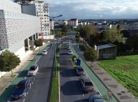 Lara Méndez presenta a primeira senda verde ciclista de Lugo, de 14 quilómetros de lonxitude e que percorrerá 8 barrios