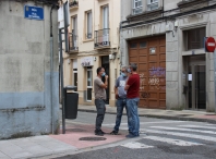 Comezan os traballos de peonalización da rúa Vila de Sarria