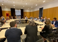Lara Méndez presenta a estratexia de captación de inversión Lugo Transforma ao empresariado de Cataluña
