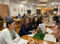 Lara Méndez participa, xunto a emprendedores e empresarios da cidade, no almorzo de negocios Localmente Lucense celebrado en O Xugo