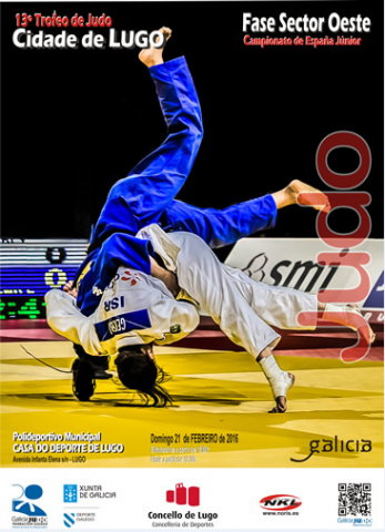 A Casa do Deporte acolle o XIII Trofeo de Judo Cidade de Lugo dentro do Campionato de España Sub-21 Sector Oeste