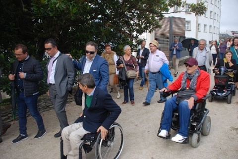 Un percorrido por diversos espazos accesibles conmemora en Lugo o Día Mundial do Turismo