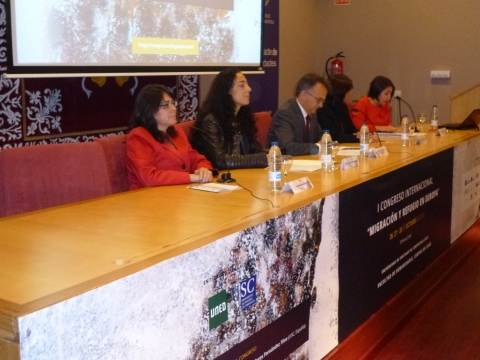 Ana González Abelleria ha participado en la clausura del I Congreso Internacional Migración y Refugio en Europa
