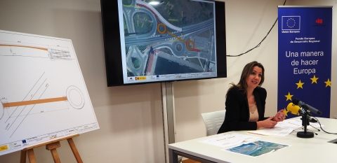 La Alcaldesa presenta el diseño de la pasarela peatonal al Miño, que tendrá un presupuesto de más de 880.000€