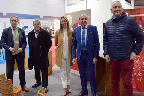 A Alcaldesa participa na inauguración da I Feira de Mostras de Lugo, que reúne a 120 empresas de España e Portugal