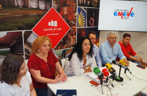  O voleibol para persoas con diversidade será posible en Lugo grazas ao Emevé, co que colabora o Concello e a Deputación
