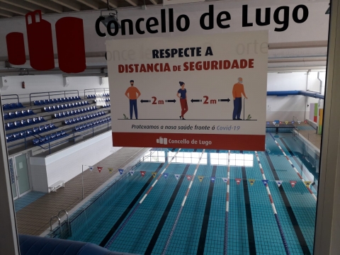 Deportes informa que o vindeiro mércores día 3 abren ó publico as piscinas municipais de Frigsa e As Pedreiras