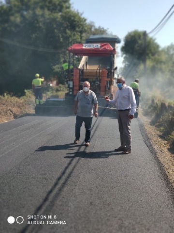 Medio Rural executa o asfaltado de tres estradas en Vilastévez, Bagueixos e o Cuco