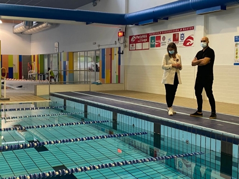 O Concello instala nas piscinas cubertas un sistema pioneiro de tratamento de auga máis beneficioso para a saúde e o medio ambiente
