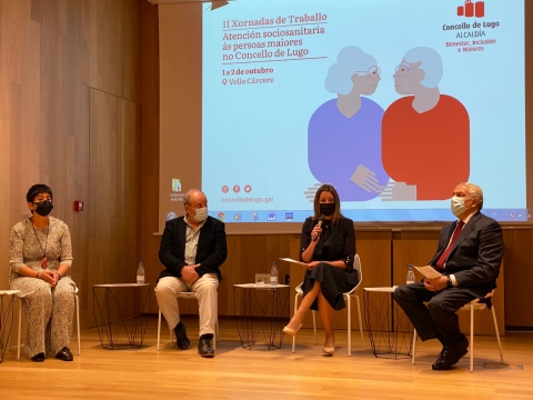 Lara Méndez destaca a necesidade de reflexionar sobre como adaptar o apoio ás persoas maiores á realidade postpandemia