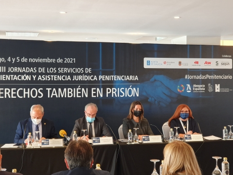 Lara Méndez destaca a importancia dos dereitos humanos nas XXIII Xornadas dos Servizos de Orientación e Asistencia Xurídica Penitenciaria