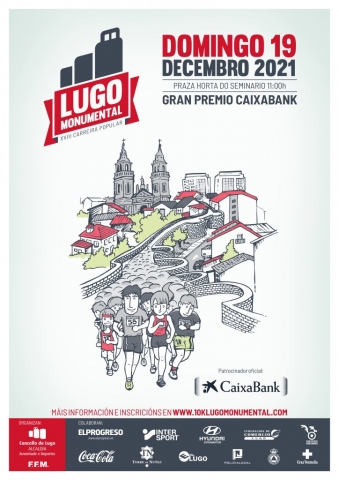 Avanzan a bo ritmo as inscricións na XVIII edición da Carreira popular Lugo Monumental, alcanzando preto da metade do limite permitido