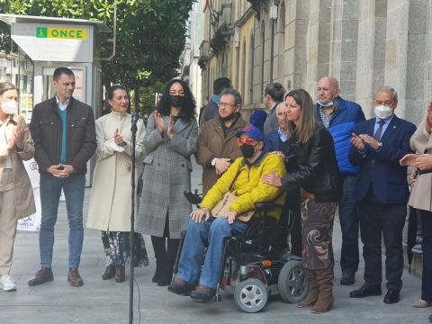 Lara Méndez destaca a aportación de Auxilia Lugo na concienciación en temas de accesibilidade, “clave na transformación da cidade”