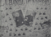 Banda 1904. Director, Baldomero Latorre Capón