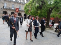 La Alcaldesa de Lugo participa en la tradicional Ofrenda del Antiguo Reino de Galicia