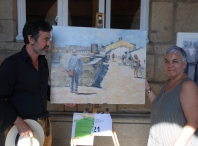 Máis dunha trintena de artistas participan no XVI Certame de Pintura Rápida ao Aire Libre 'Cidade de Lugo'