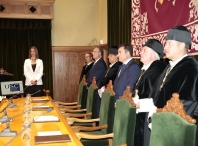 A Alcaldesa asiste ao acto de apertura do novo curso académico universitario