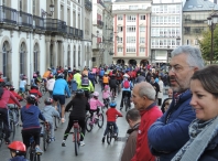 O Día da Bici cautiva en Lugo a 1.300 ciclistas