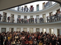 A Alcaldesa inaugura unha triple exposición de memoria histórica no Vello Cárcere, "para que a democracia non caia no esquecemento"