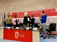 Ayuntamiento y Diputación reconocen al Emevé, ganador de la Copa Príncipe, en una recepción en San Marcos 