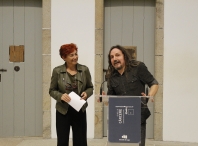 La edil de Cultura presentó la exposición de Jesús Crende: Lugo Apocalíptico