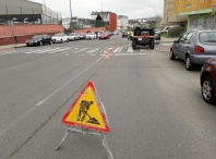 A área de Mobilidade e Infraestruturas realizou, durante esta semana, reparacións en varias rúas da cidade