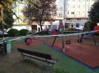 Parques precintados no Concello de Lugo