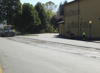 A concellería de Infraestruturas Urbanas informa do inicio dos traballos de asfaltado do entorno do Auditorio Municipal