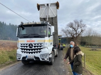 Medio Rural inicia os traballos de acondicionamento dunha estrada municipal en Camoira