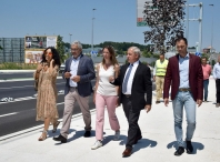 El Presidente de la Diputación y la Alcaldesa de Lugo cumplen con el compromiso de tener renovada y en servicio la Avenida Infanta Elena este verano