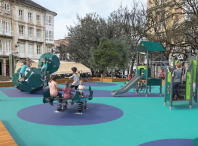 Lara Méndez creará o primeiro Ecoparque urbano en Campo Castelo coa remodelación integral da zona de xogos