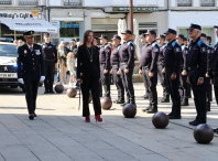 Lara Méndez destaca “el gran trabajo en equipo” que está desarrollando la Policía Local durante la celebración de su festividad