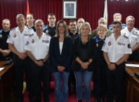 Lara Méndez efectiviza la toma de posesión de 6 nuevos Inspectores y un oficial de la Policía Local
