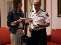 Lara Méndez se despide del comisario principal de Lugo, que se jubila tras más de 40 años de servicio