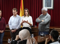 Méndez recibe en el Ayuntamiento a profesores del ámbito de la automoción de Turquía, Polonia, Italia y España que participan en un proyecto Erasmus+