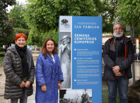 Cristina López anuncia o programa da Semana dos Cemiterios Europeos no Cemiterio Municipal San Froilán Cristina López anuncia o programa da Semana dos Cemiterios Europeos no Cemiterio Municipal San Froilán