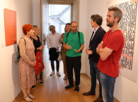 Rubén Arroxo e Maite Ferreiro inauguran no Vello Cárcere a nova exhibición da Escola de Arte Ramón Falcón Rubén Arroxo e Maite Ferreiro inauguran no Vello Cárcere a nova exhibición da Escola de Arte Ramón Falcón