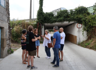 Paula Alvarellos estudia la implantación de medidas que mejoren la seguridad vial en la Calzada da Ponte Paula Alvarellos estudia la implantación de medidas que mejoren la seguridad vial en la Calzada da Ponte