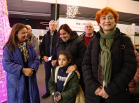 O acendido das luces de Nadal na Praza de Abastos e no Mercado Municipal da comezo á campaña de Nadal