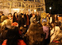 Salva Arco e Máximus acenden, en Lugo, o alumeado de Nadal da cidade