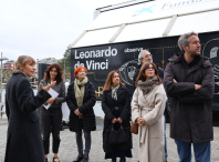 Maite Ferreiro inaugura a nova exposición “Leonardo da Vinci. Arte en la calle. Observa, cuestiona, experimenta”
