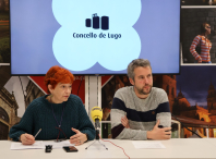 Rubén Arroxo e Maite Ferreiro presentan a programación de Entroido do 2025, que contará con 18 actividades
