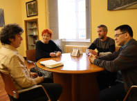 Rubén Arroxo y Maite Ferreiro se reúnen con el director Cristobal Soler para trabajar en la nueva edición del Lucus Music Festival