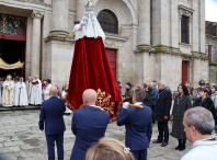 A corporación municipal participa na procesión do Santo Encontro coa que conclúe a Semana Santa lucense