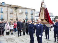 A corporación municipal participa na procesión do Santo Encontro coa que conclúe a Semana Santa lucense