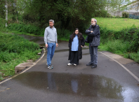 Rubén Arroxo: "a Xunta ten que solucionar canto antes os problemas do acceso ao barrio de Casás" Rubén Arroxo: "a Xunta ten que solucionar canto antes os problemas do acceso ao barrio de Casás"