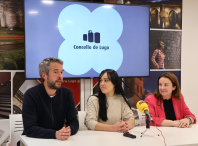 Rubén Arroxo y Cristina López presentaron el taller de pelucas oncológicas que tendrá lugar este sábado en o Vello Cárcere